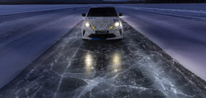 Alpine A290 undergoes extreme weather testing in Arctic Circle
