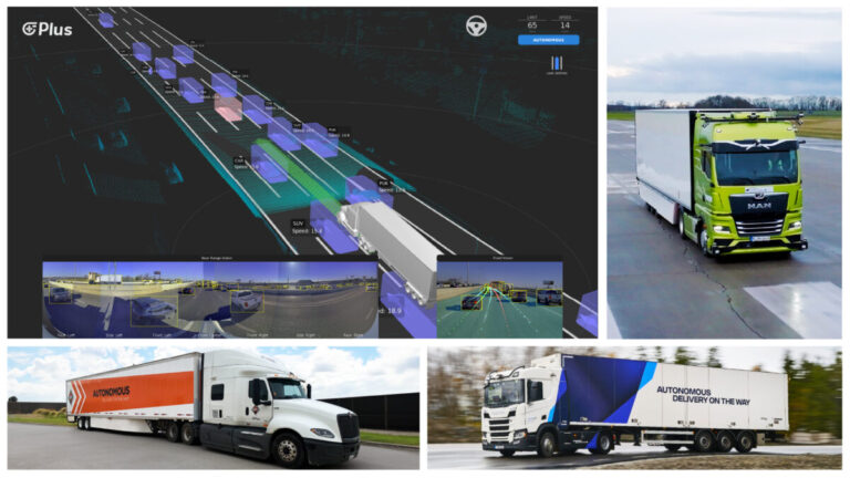 Plus, Scania, MAN and Navistar partner to accelerate Level 4 autonomous truck deployment.