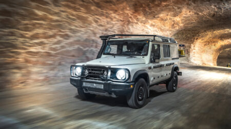 Ineos Grenadier undergoes extreme testing at German potash mine Ineos Grenadier undergoes extreme testing at German potash mine.