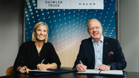 Volvo and Daimler Truck partner to develop software-defined vehicle platform.