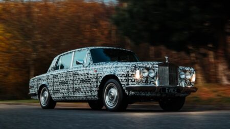 Evice’s electric Rolls-Royce Silver Shadow prototype begins testing Evice's electric Rolls-Royce Silver Shadow prototype begins testing