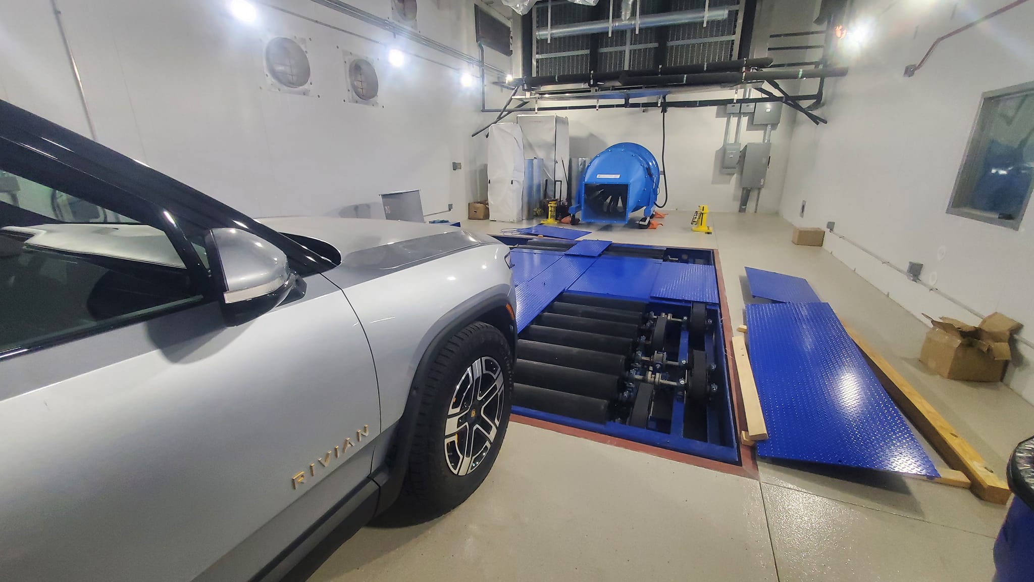 Rivian partners with MAE on custom EV test equipment installation