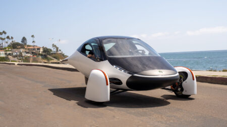Aptera's test vehicle completes solar-supported road trip
