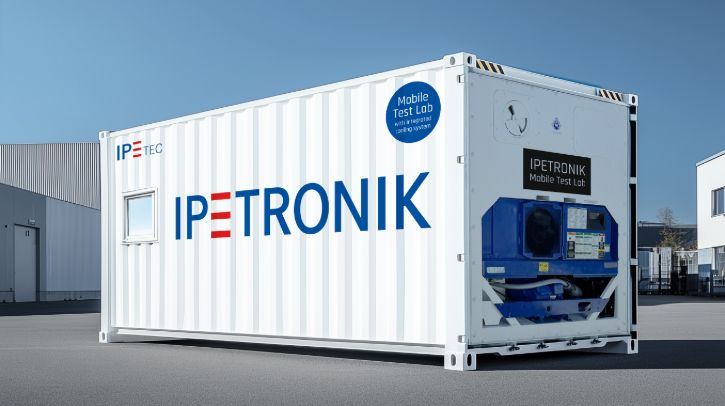 Ipetronik to demonstrate IPEtainer mobile test laboratory at Automotive Testing Expo Europe 2025.