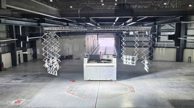 New crash test facility completed by Messring for Mahindra in southern India.