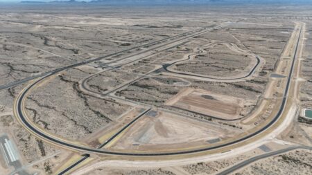 Toyota invests US$50m in Arizona Proving Grounds Aerial view of the Toyota Arizona Proving Grounds.