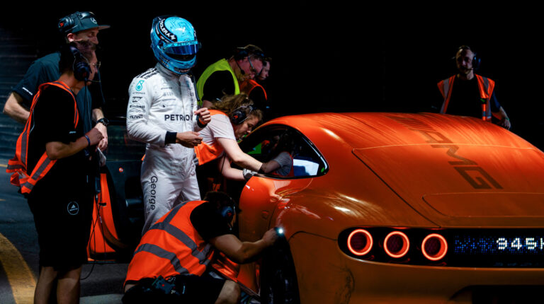 F1 inspired Concept AMG shatters records and drives around the world in eight days.