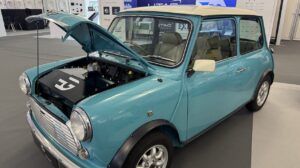 Classic Mini EV conversion kit developed by Electrogenic and Exedy