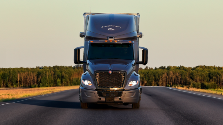 International launches second-generation autonomous fleet trials for self-driving freight on I-35 corridor.