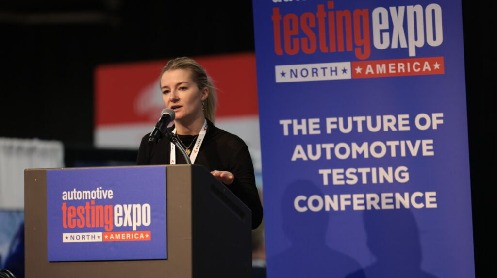 ATTI editor Rachel Evans opened The Future of Automotive Testing Conference.