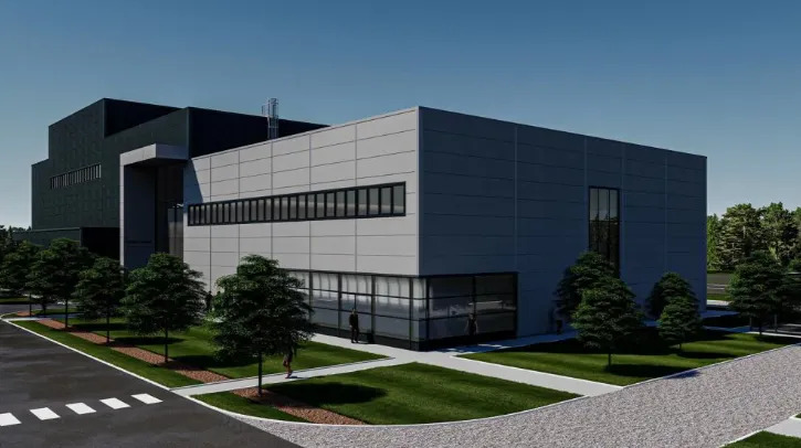 Designer’s render of the Toyo Tires R&D center in Serbia