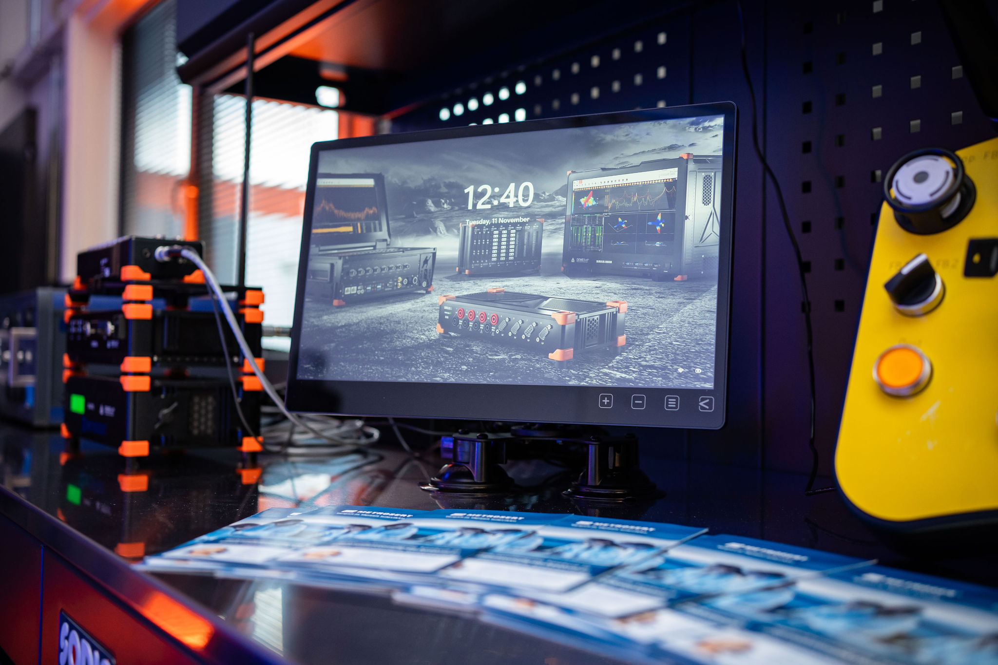 Some of the equipment at the new AV lab within Estonia's Applied Research Center and National Metrology Institute Metrosert.