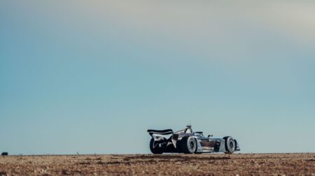 Porsche provides an update on the development of its Formula E Gen4 race car The Porsche Motorsport Gen4 Formula E race car undergoes testing in a dry dessert environment.