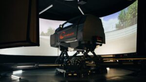 The VI-Grade DiM250 driving simulator.