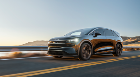 Next-generation AR HUD implemented in Lucid Gravity.