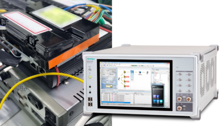 Hyundai Mobis’s NG eCall product and Anritsu’s advanced eCall test solution, which combines the eCall Tester MX703330E with the Signalling Tester MD8475B.
