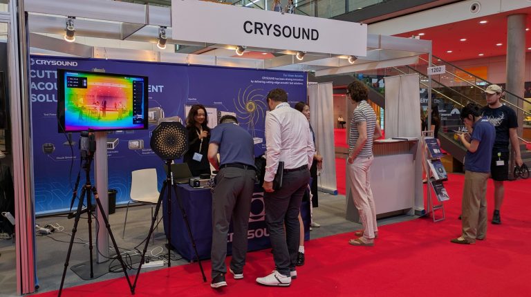 EXPO NEWS: Ultrasound-powered acoustic array among Crysound highlights Crysound booth at Automotive Testing Expo Europe 2026