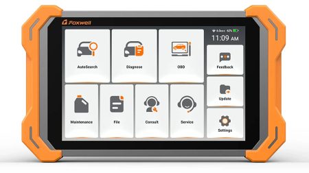 Foxwell launches NT919 BT bidirectional diagnostic scan tool Screenshot of the display on the Foxwell NT919 BT bidirectional diagnostic scan tool.
